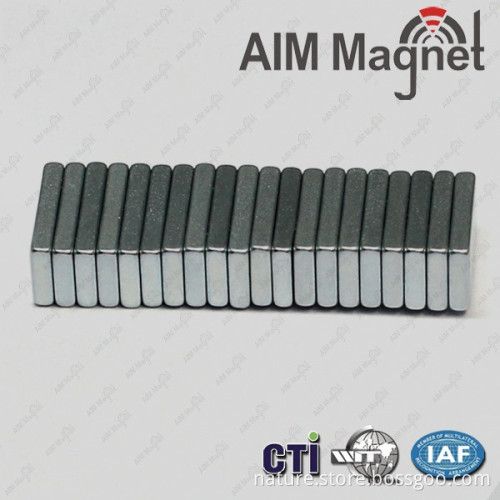 Permanent Block Rare Earth Magnets Neodynium 1/2  x 3/16 x 1/4